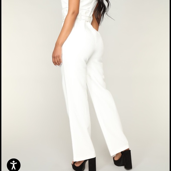 WHITE JUMPSUIT - Picture 3 of 7